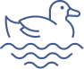 Dedicated habitat zones for birds and aquatic life.